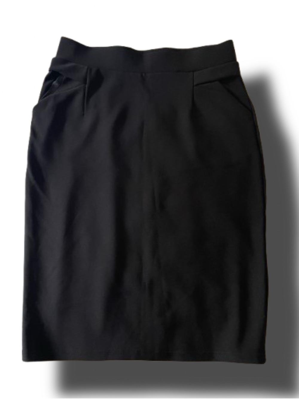 Sleek Black Pencil Skirt - Women